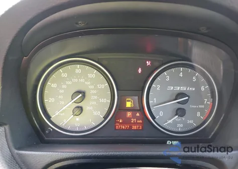 2013 BMW 335Is z USA, uszkodzony, nr VIN WBADX1C5XDJ128995